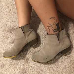 Lucky Brand Suede Booties